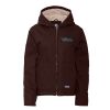 Women's Sherpa-Lined Softstone Duck Hooded Jacket Thumbnail