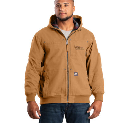 AWA - Mens Lined Hooded Jacket Thumbnail