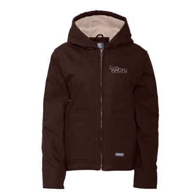AWA - Women's Sherpa-Lined Softstone Duck Hooded Jacket Thumbnail